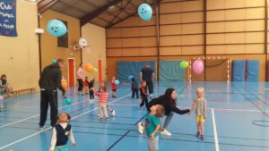 Séance "babyhand" de l'aldéville Handball