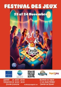 Festival des jeux organisé par l'ALDéville des jeux